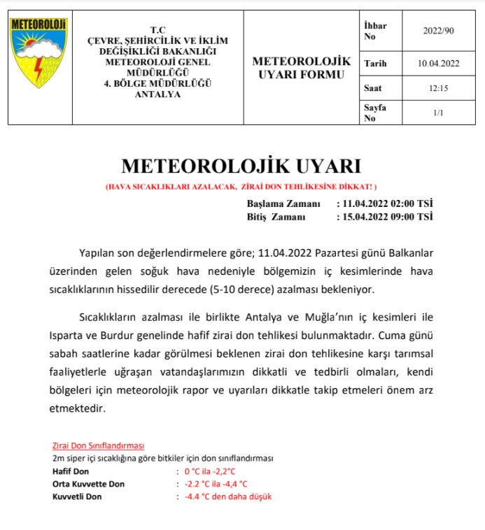 zirai don uyarısı.jpg