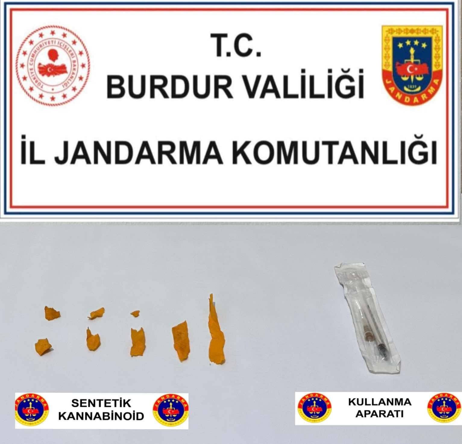 BURDUR’DA JANDARMADAN NARKOTİK SUÇLARLA MÜCADELE OPERASYONU